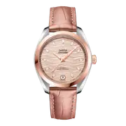 Omega Aqua Terra 34 Rose Gold & Stainless Steel Grey Dial 220.23.34.20.59.001