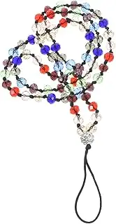 HEATSHAKING Versatile Mobile Phone Lanyard Crystal Beads Phone Lanyard Strap for Electronics Accessories