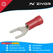 NARVA Crimp Terminal Spade Red Terminal Entry 4.3mm Vinyl 100 Pce #56162