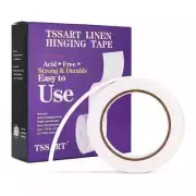 Linen Hinging Tape - Self-Adhesive Hinging Tape for Prints Matte Frames Artwo...