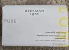 BEEKMAN 1802 PURE UNSCENTED GOAT MILK SOAP 9oz NEW SHIPPING 4.00