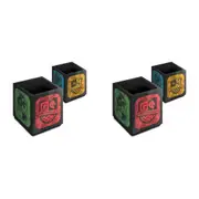 2PK Wizarding World Harry Potter Bold Crests Square Pen Pot Organiser 9x10cm