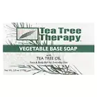 Vegetable Base Bar Soap with Tea Tree Oil, 1 Bar, 3.9 oz (110 g)