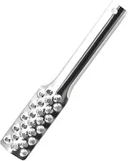 HOLIDYOYO 2pcs Stainless Steel Scraper Brush Manual Multifunctional Kitchen Tool for Efficient Fish Cleaning Comfortable Grip for Home and Restaurant Use Silver