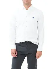 [Rodd & Gunn] Gunn Oxford Long Sleeve Sports Fit Shirt in Snow