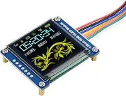 Waveshare 1.5 Inch RGB OLED Display Module 128x128 Pixels 16-bit High Color 65K Colors Display with Embedded Controller SPI Interface