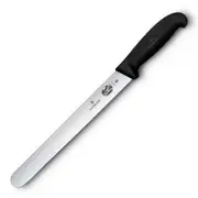 Victorinox Slicing 30cm Knife Round Plain Edge Fibrox Black 5.4203.30