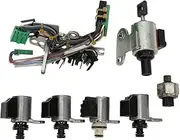 XTevu Valve Body Solenoids, Transmission Solenoid Valve JF010E RE0F09 Transmission Shift Control Solenoid Valve Replacement for Nis san Murano Altima
