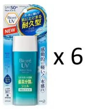( Pack of 6 ) Biore UV Aqua Rich Watery GEL Sunscreen