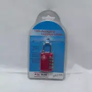 TSA Approved 3 DIGIT Combination Travel Suitcase Luggage Bag Lock Pink