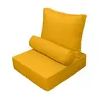 AD108 Small Pipe Trim Outdoor Deep Seat Back Rest Bolster Insert Slip Cover Set