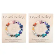2PK Wishstone Gemstone Kit Healing/Calming Crystal Healing Peace/Wellness Stone