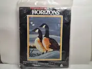 Monarch Horizons Cross Stitch Kit - Standing Geese (9" x 12") #LS129
