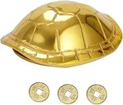 COMNESTBI 1 Set Copper Turtle Shell Divination Tool Sit Shells for Turtles Yoga Copper Golden