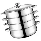 1pc seafood steamer pot Metal Steamer Basket Steamer Pan Seafood Steamer Pot