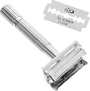 Ipetboom Beard Shaver Men's Safety Razor Closed Comb Stainless Steel Double-sided Blade Wet Shaving Tool