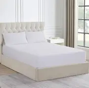 Ddecor Home 1500 Thread Count Premium Cotton Blend Combo Set - Snow