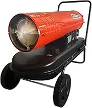 Industrial Space Heater 68kW Diesel Kerosene Air Forced Blow Fan Warm for Workshop Warehouse Shed Garage Greenhouse Office Fast Heating Shop Portable