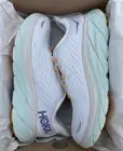 Women's Hoka One One Clifton 8 'White' Running Shoes - Size 9.5 1119394 BDBW