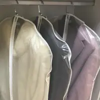在飛比找ETMall東森購物網優惠-皮草可水洗衣服防塵罩透明加厚收納袋西服掛衣袋衣物防塵袋防塵套