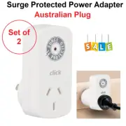 2x Power Outlet Socket Surge Protector Plug-In Adapter Home Appliance AU Power