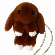 Women Cute Plush Fashion Cartoon Lovely Rabbit Single Shoulder Cross Bag