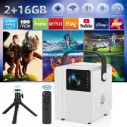 4K HD Smart Projector 5G LED WiFi Bluetooth HDMI Android Office Home Theater USB