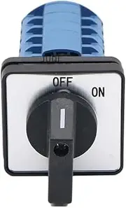 LW26-20/5 Transfer Switch 0-1 5 Floors 440V 20A Universal Rotary Selector On-Off 2Positions Cam Changeover Switch(Off-ON)