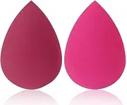 KHUSHI 2PCS Multicolor Makeup Sponges Set Blender Beauty Cosmetics Tool Flawless Facial Powder Puff Foundation Sponge