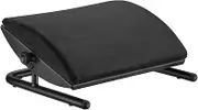 Desky Cushioned Foot Rest – Ergonomic Under Desk Footrest with Adjustable Height & Memory Foam Comfort – Ideal for Office, Home & Study Setups