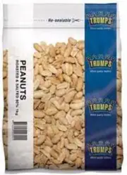Trumps Peanuts Roasted Salted 1kg x 1