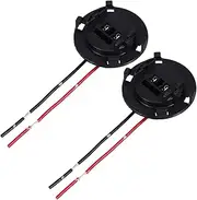 2pcs H7 Headlight Bulb Holder For Vehicle Headlight Wire Harness Compatible With Multiple Car Models Socket For LED Headlights Automotive Supply Car Accessory
