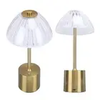 AU Portable Crystal LED Desk Lamp 3 Levels Brightness Touch Control Dimmable Bed