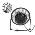 USB Small Desk Fan Sound Off Mini Fan One Key Switch USB Desk Fan With Pad Spare