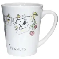 在飛比找樂天市場購物網優惠-小禮堂 Snoopy 陶瓷馬克杯 (白相片款)