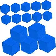 ibasenice 50pcs Pieces Chess Accessories Chess Board Chessboard Board Chess Games Chess China Chess Mini Chess Accessories Chess Replacement Pawns Wood Blue