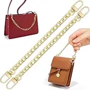 shynek Purse Chains, 2PCS Strap Extender, Gold Belt Chain, Short Chain for Crossbody Bags, Handbags