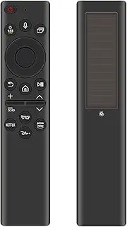 Voice Replacement BN59-01385A Solar Remote Commander Compatible with Samsung Smart TV TM2280E LS03B QN85B QN90B QN900B QN700B QN800B S95B TU8000 TU8300 RU9000 RU8000 Q60T Q70T Q900TS Q950TS Series