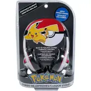 New Pokémon Stereo Wired Headphones Built-in Volume Limiter + Parental Control