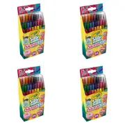 4x 24pc Crayola Silly Scents Smash Ups Mini Twistables Crayons Art Kids 3y+