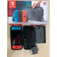 在飛比找蝦皮購物優惠-Nintendo switch 紅藍機 （台灣公司貨：盒子上