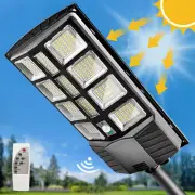 Solar Street LED Lights Lamp Flood Garden Yard Down Motion Sensor Remote Outdoor