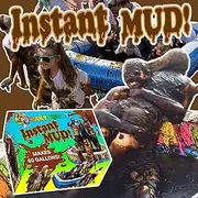 INSTANT MUD for Wrestling, Mud Pies, Balloons & Bombs JUST ADD WATER Bulk Mud powder makes 230L of fake mud. Safe, clean, mud run obstacles, pits, messy special effects kit - oil tar slime