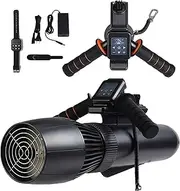 Underwater Scooters,130minsBrushless Underwater Thruster Set,10Km/h Electric Underwater Sea Scooter,Diving Scooter for Paddle Boards/Kayaks/Inflatable Boats 400W10000mAh+Handle