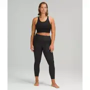 Lululemon Align High-Rise Pant Size 8 Aqueous Emboss Black 28" NWT