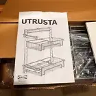 IKEA UTRUSTA Pull-out interior fittings Wire Shelf Drawer Kitchen 002.724.73 NEW