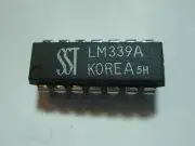 LM339 Quad Single Supply Comparators #AD54 $ U