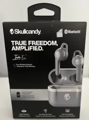 Skullcandy Indy Evo In-Ear Wireless Headphones - Gray (BRAND NEW IN BOX )