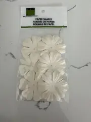 Bazzill Basics Paper Dimensional Flower 1.75" Primula Natural Scrapbooking Craft