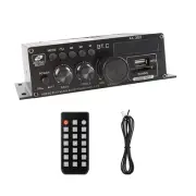 New 12V 3A Mini 2CH Aluminum Alloy Bluetooth 5.0 Stereo HIFI Power Amplifier